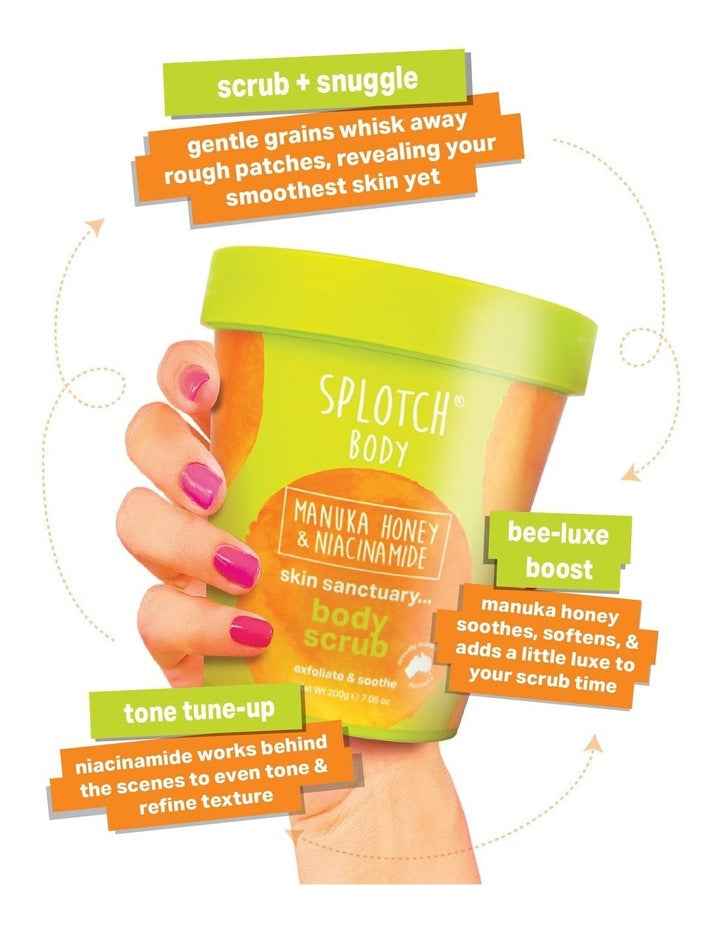 Manuka Honey And Niacinamide Skin Sanctuary Body Scrub 200g