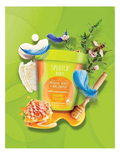 Manuka Honey And Niacinamide Skin Sanctuary Body Scrub 200g