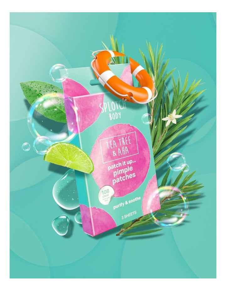 Lilly Pilly Tea Tree And Aha Patch It Up Pimple Patches