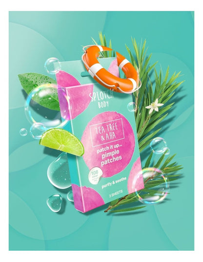 Lilly Pilly Tea Tree And Aha Patch It Up Pimple Patches