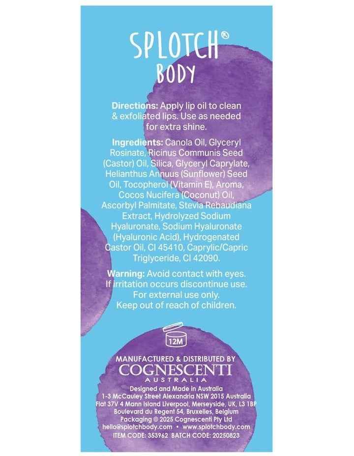 Coconut And Hyaluronic Smacking Lip Oil 10ml