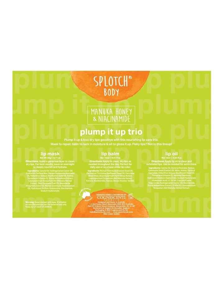 Manuka Honey And Niacinamide Plump it Up Lip Care Trio