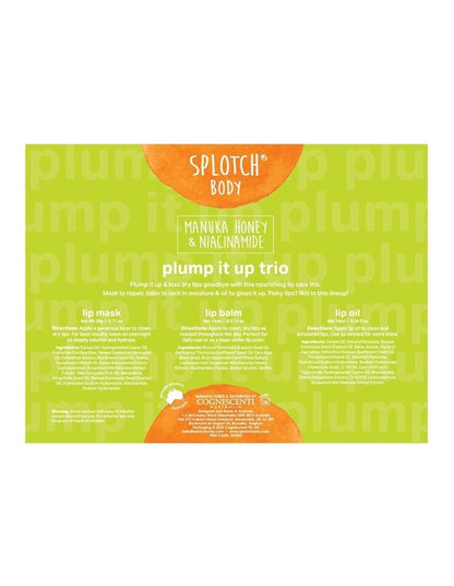 Manuka Honey And Niacinamide Plump it Up Lip Care Trio