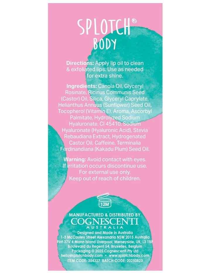 Kakadu Plum And Caffeine Pure Pout Lip Oil 10ml