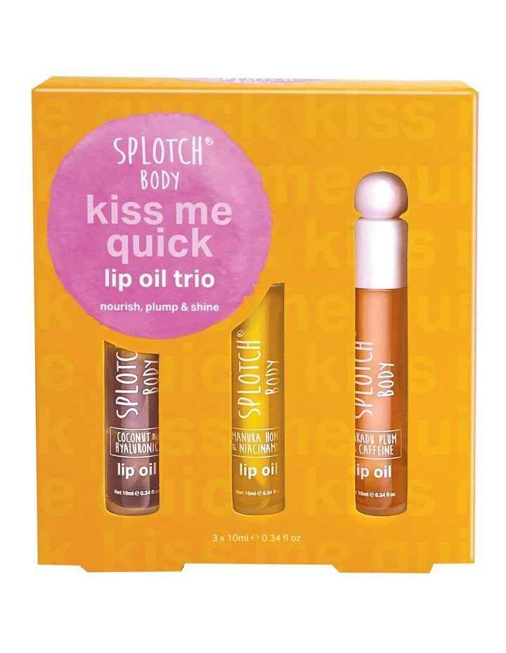 Kiss Me Quick Lip Oil Trio