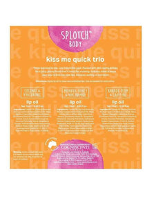 Kiss Me Quick Lip Oil Trio