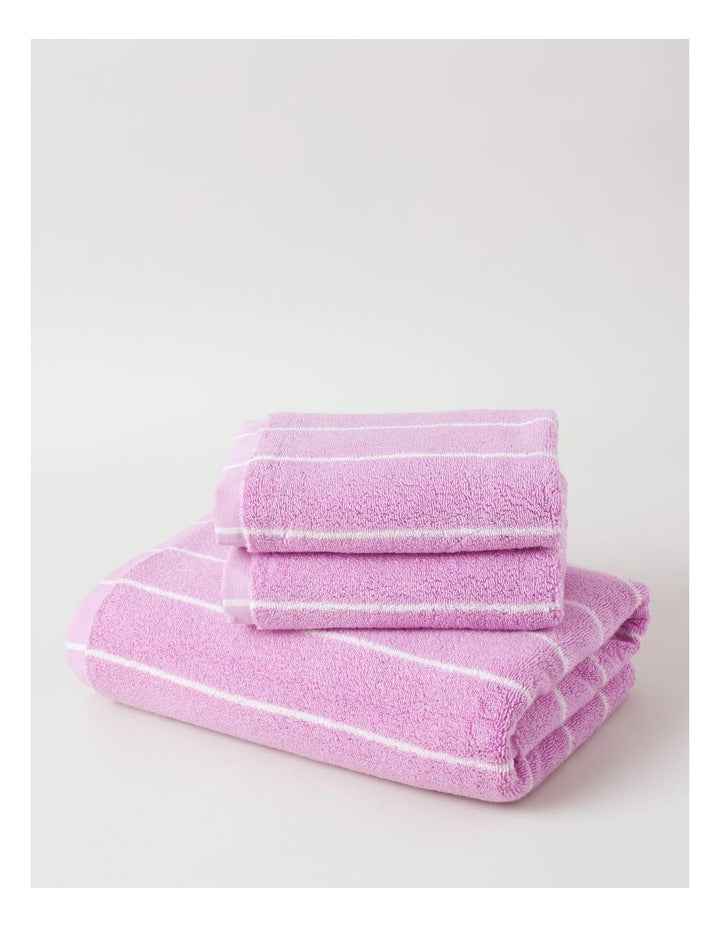 Pinstripe Towel Range in Candy