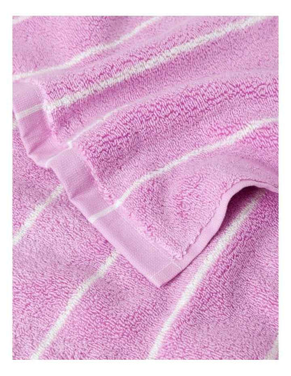 Pinstripe Towel Range in Candy