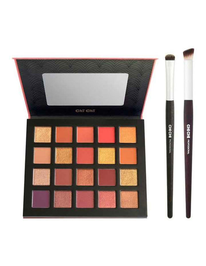 Glam Goddess Palette And Eye Shadow Brushes Set