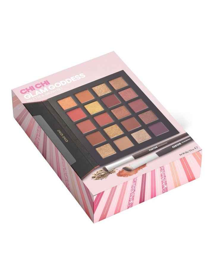 Glam Goddess Palette And Eye Shadow Brushes Set