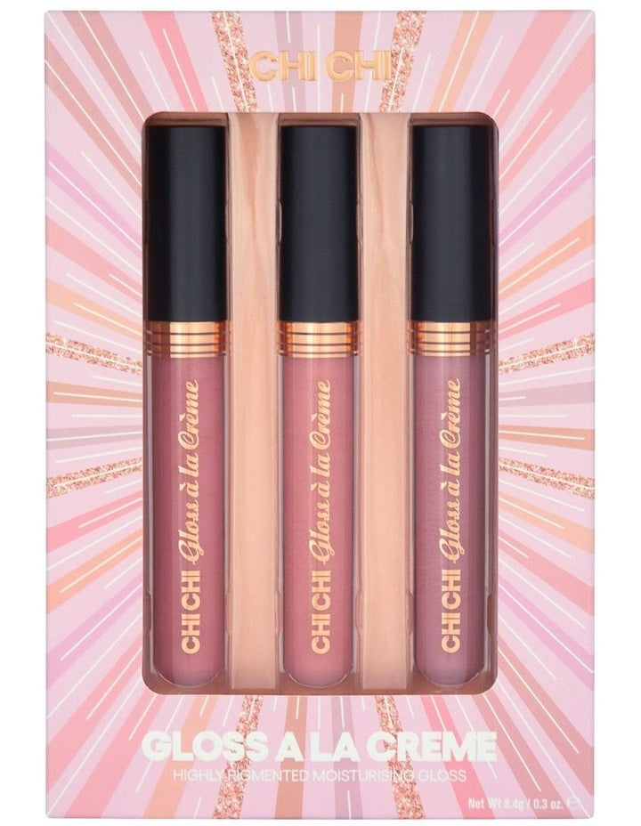 A La Creme Trio Lip Gloss