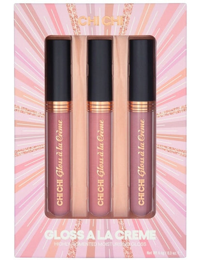 A La Creme Trio Lip Gloss