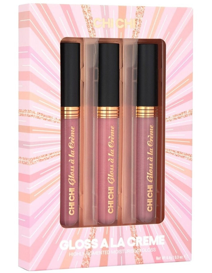 A La Creme Trio Lip Gloss