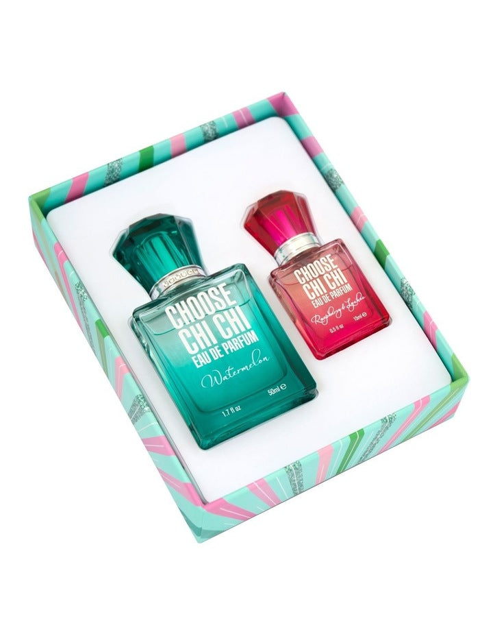 Double the Fun Watermelon & Raspberry Lychee Eau De Parfum Set