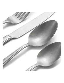Big Love Classic Cutlery Set 16 Pieces in Silver