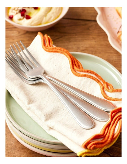 Big Love Neat Napkins Set Of 4 in Cream