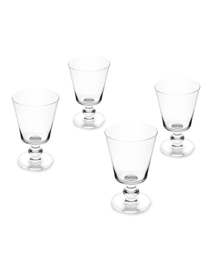 Big Love Winning Wine Glass Set Of 4 in Clear
