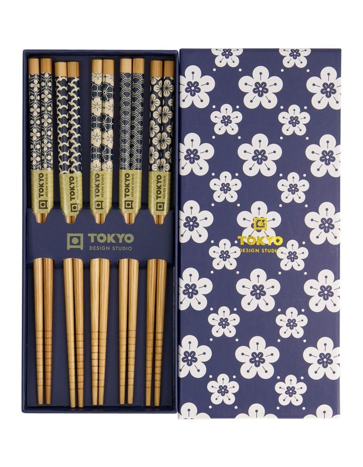 Chopstick Giftset 5 Piece in Beige