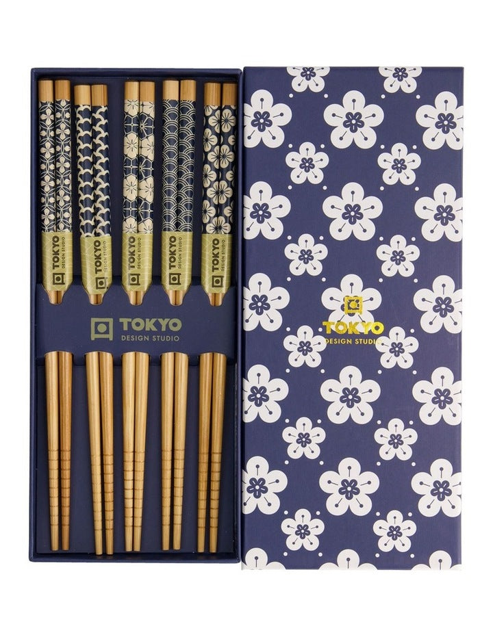Chopstick Giftset 5 Piece in Beige