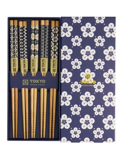 Chopstick Giftset 5 Piece in Beige