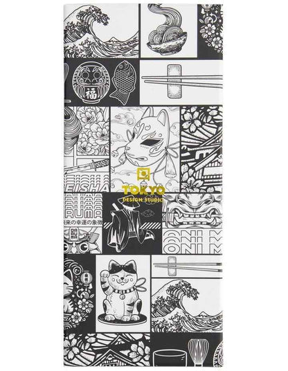 Tokyo Fan Chopstick Giftset 5 Piece in Black