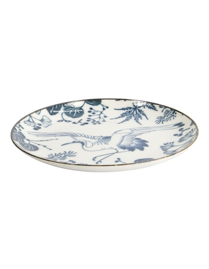 Flora Japonica Plate 16cm in Crane