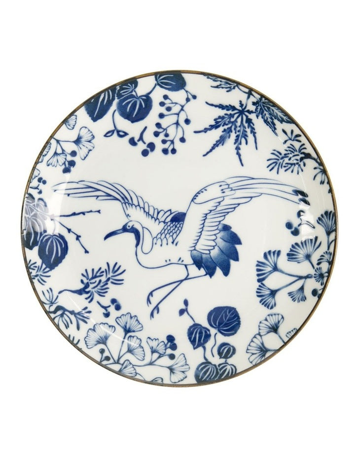 Flora Japonica Plate 16cm in Crane