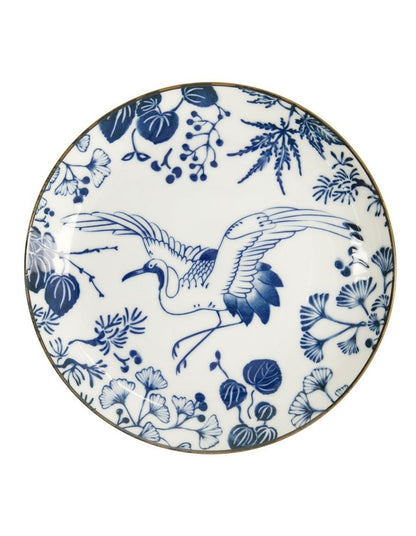Flora Japonica Plate 16cm in Crane
