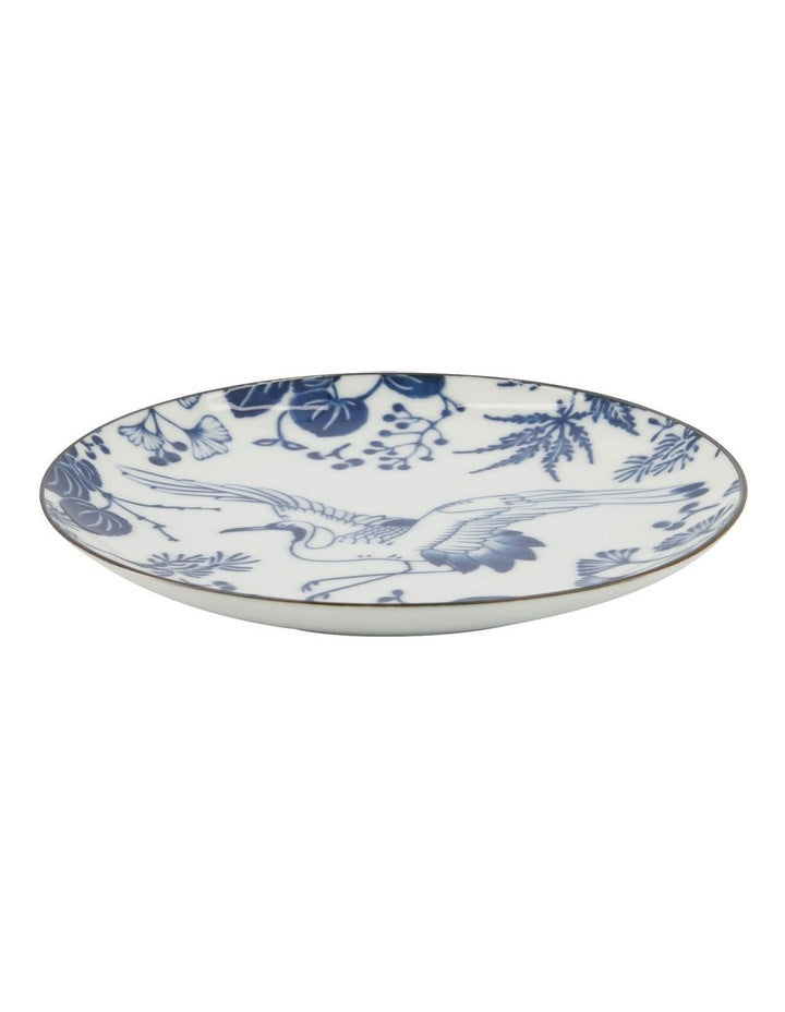 Flora Japonica Plate 16cm in Crane