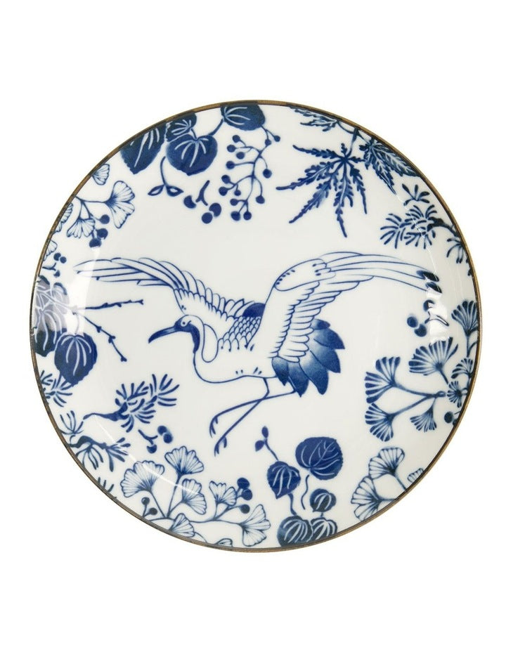 Flora Japonica Plate 16cm in Crane