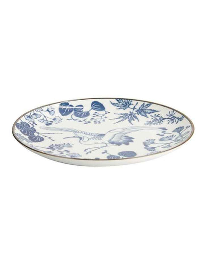 Flora Japonica Plate 25cm in Blue