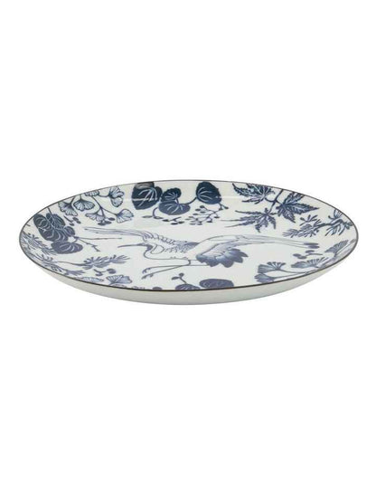 Flora Japonica Plate 25cm in Blue
