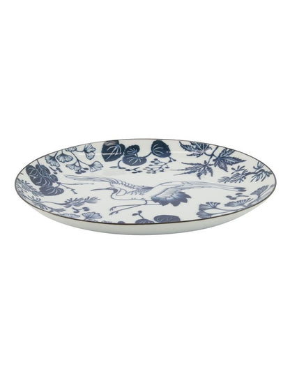 Flora Japonica Plate 25cm in Blue