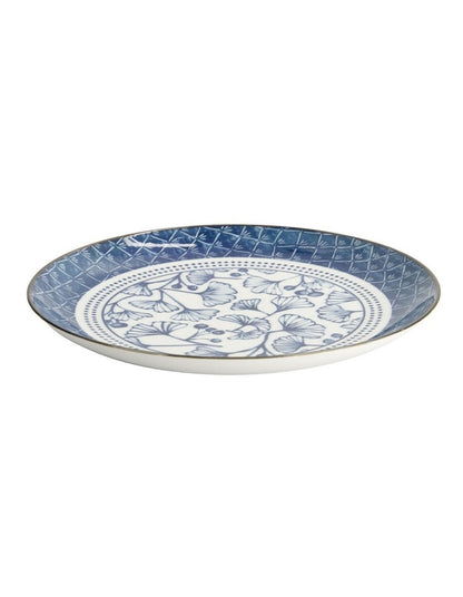 Flora Japonica Plate 25cm in Blue