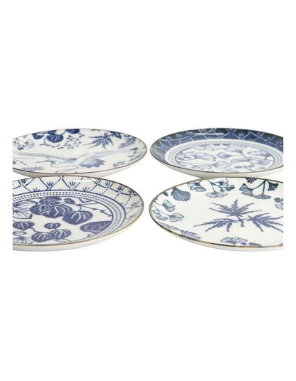 Flora Japonica Mixed Plate Giftset 4 Piece 16cm in Multi