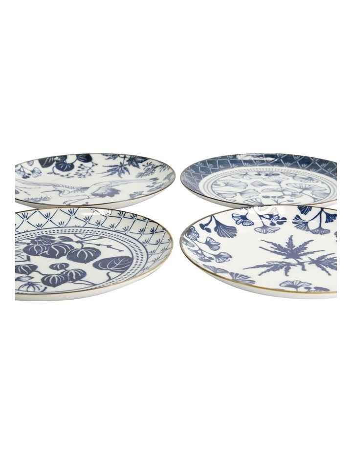 Flora Japonica Mixed Plate Giftset 4 Piece 20cm in Multi