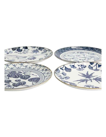 Flora Japonica Mixed Plate Giftset 4 Piece 20cm in Multi