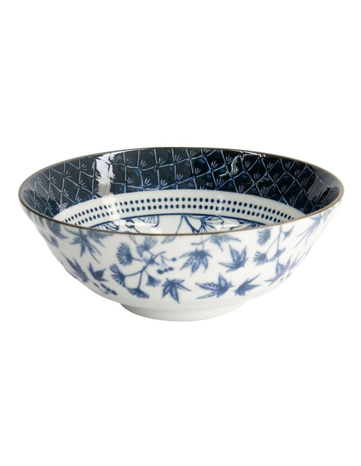 Flora Japonica Ramen Bowl 21x7cm in Multi