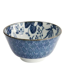 Flora Japonica Rice Bowl 12x6cm in Multi