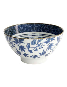 Flora Japonica Sori Bowl 18x9cm in Blue