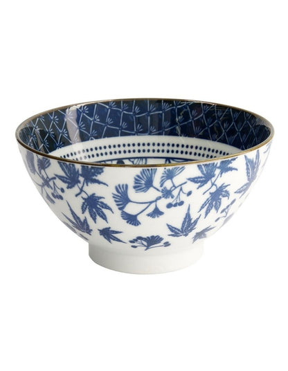Flora Japonica Sori Bowl 18x9cm in Blue
