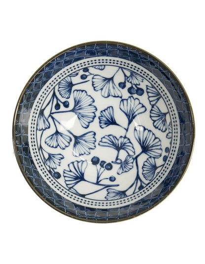 Flora Japonica Sori Bowl 18x9cm in Blue