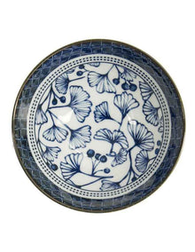 Flora Japonica Sori Bowl 18x9cm in Blue
