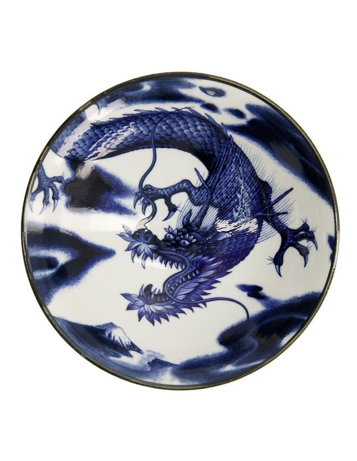 Japonism Menbachi Bowl 25x7cm in Blue