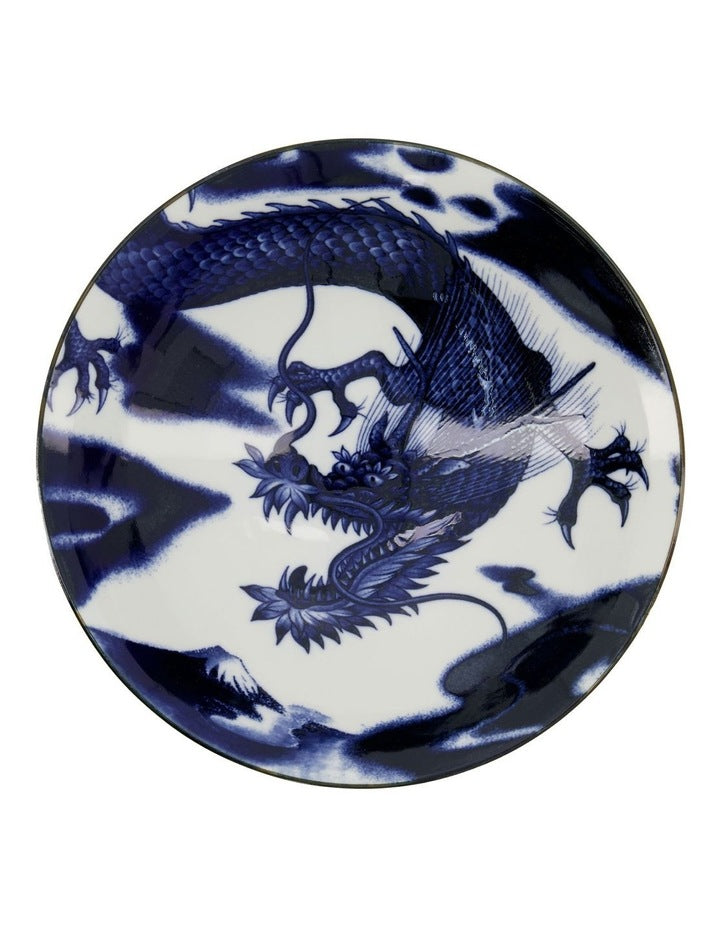 Japonism Menbachi Bowl 25x7cm in Blue