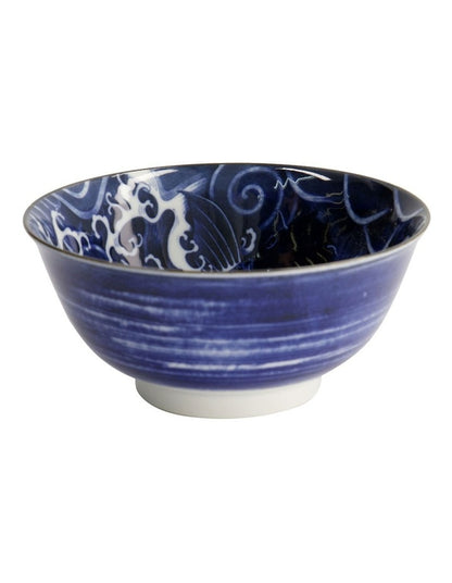 Japonism Carp Tayo Bowl 14x6cm in Blue
