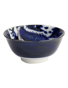 Japonism Dragon Tayo Bowl 14x6cm in Blue