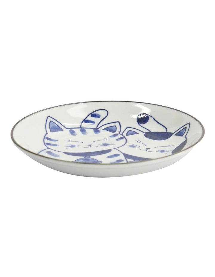 Kawaii Neko Plate 16.5cm in Multi