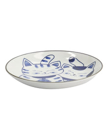 Kawaii Neko Plate 16.5cm in Multi