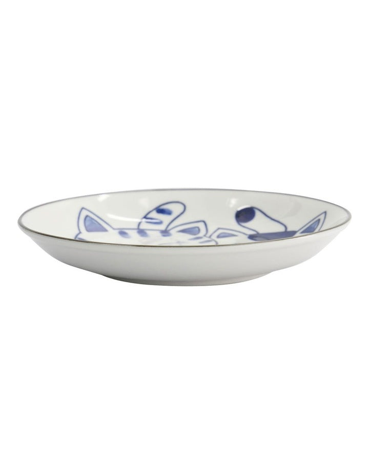 Kawaii Neko Plate 16.5cm in Multi